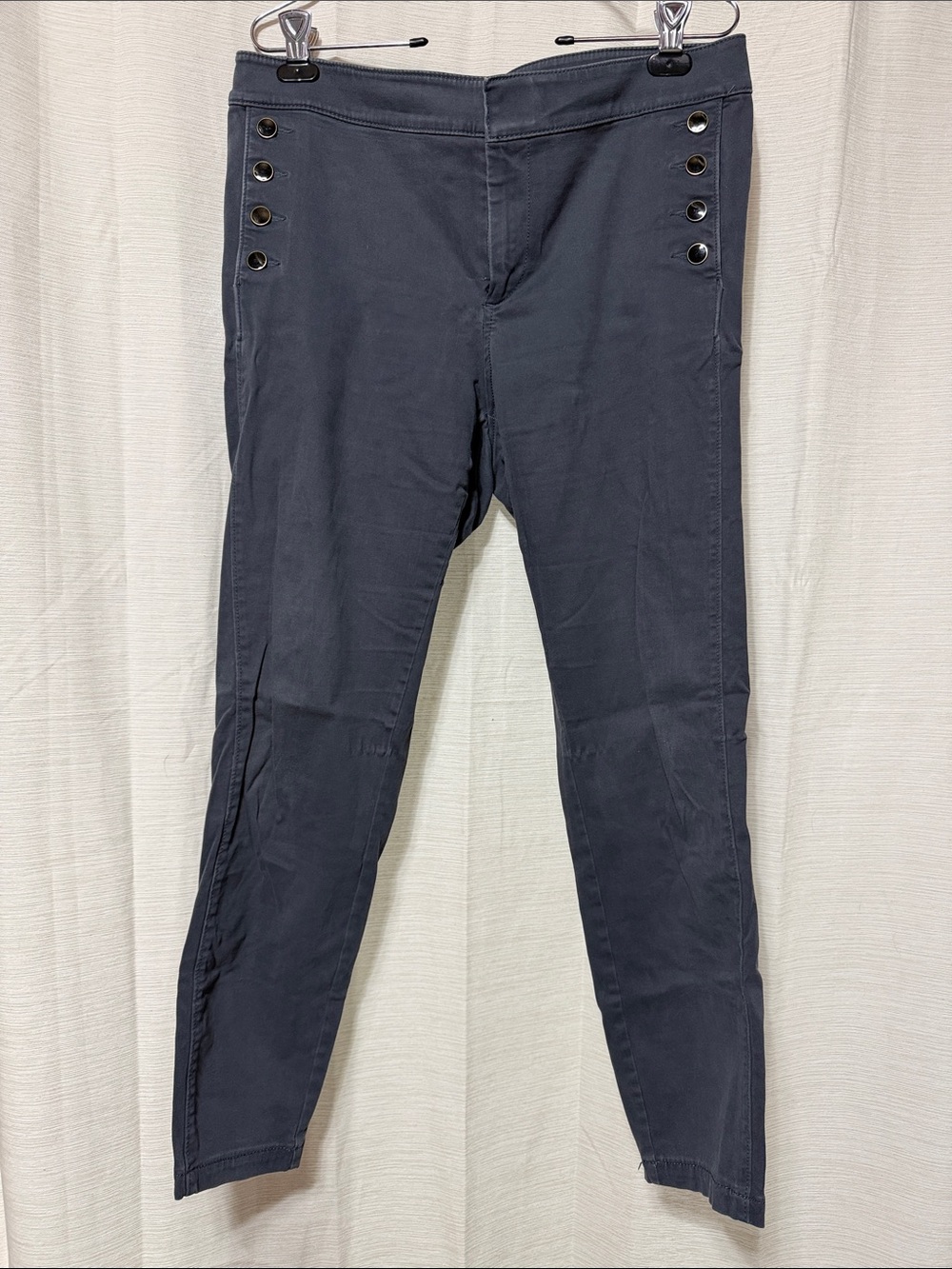 Loft powdery Navy Blue Straight-Leg Pants size 10